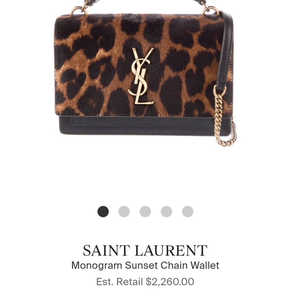 Yves saint Laurent sunset chain purse previously on the Real Real site Sold🎉🙏